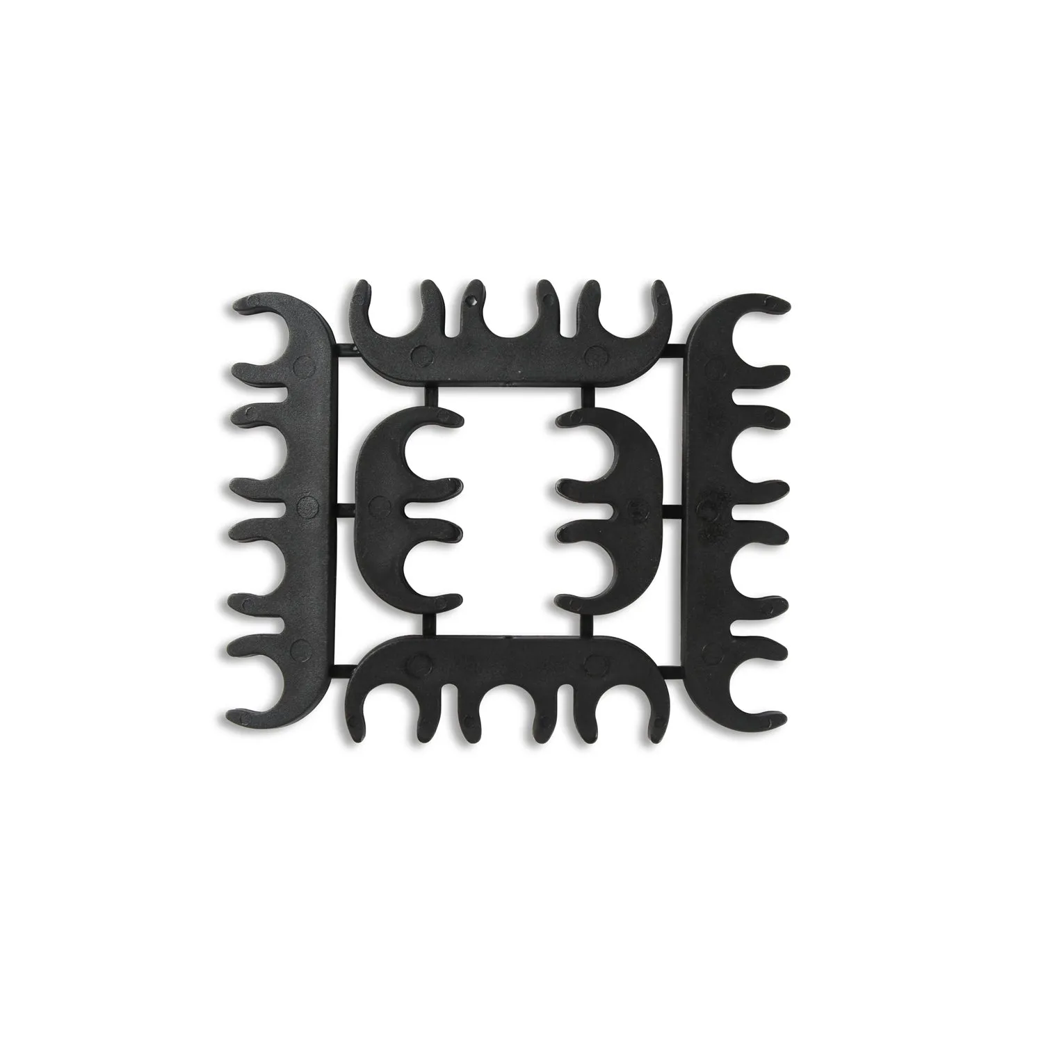 ACCEL Super Stock Spiral Core 8 mm Spark Plug Wire Set - Black - 90 Degree Plug Boots - HEI Style Terminal - Cut-To-Fit - V8 4041K