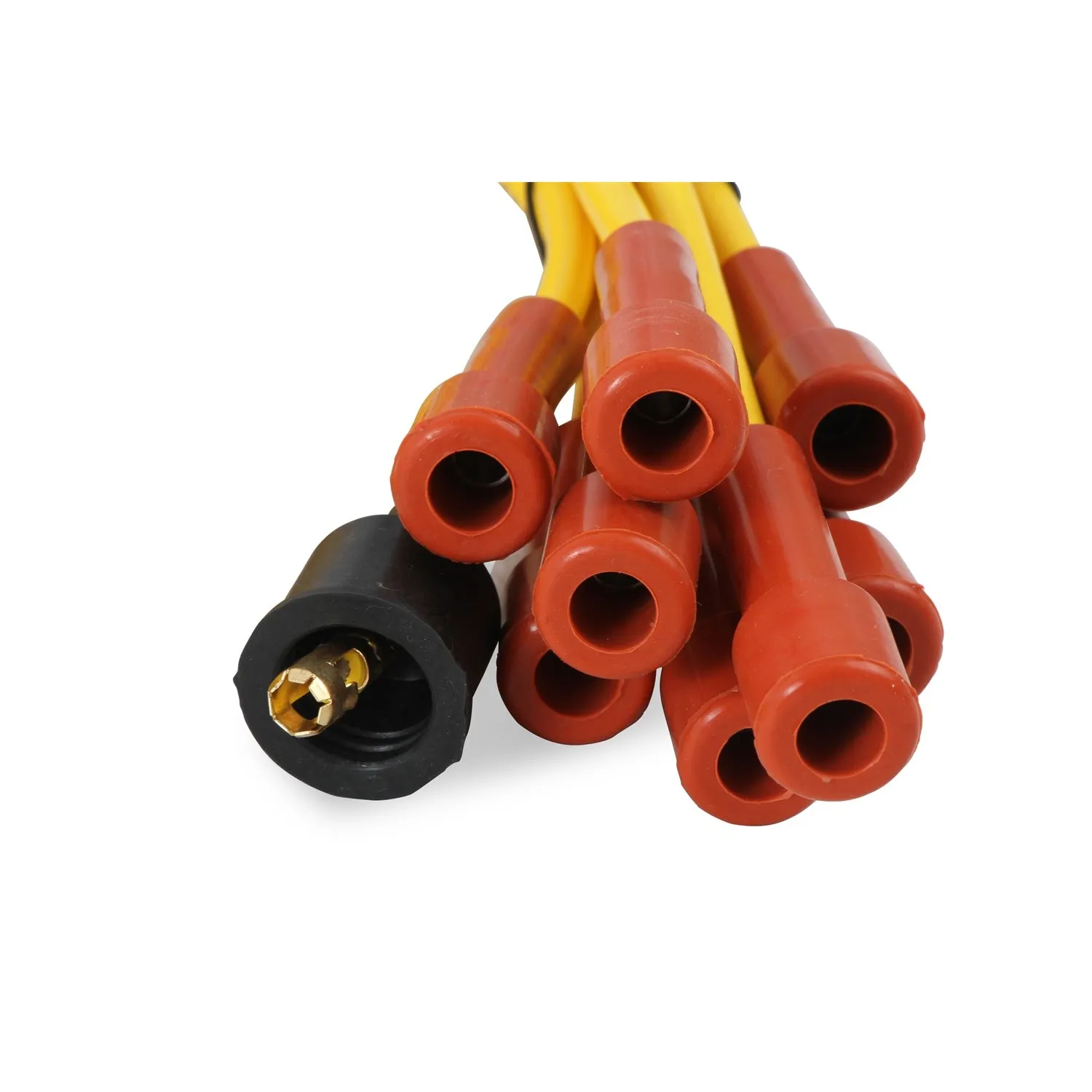 ACCEL Universal Fit Super Stock 7mm Copper Spark Plug Wire Set - Yellow