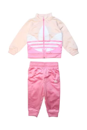 Adidas Zippered Sweatshirt And Pants Set 12-18M