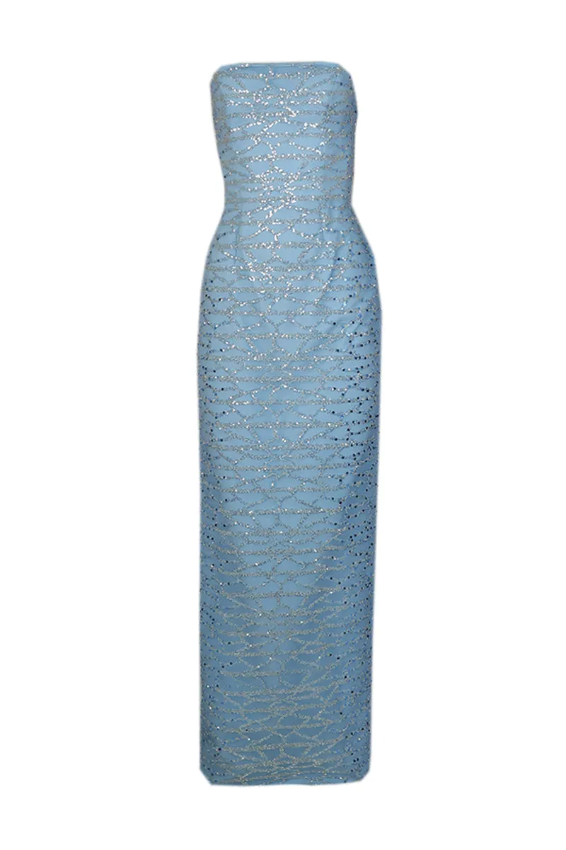 BABY BLUE CAPE GOWN