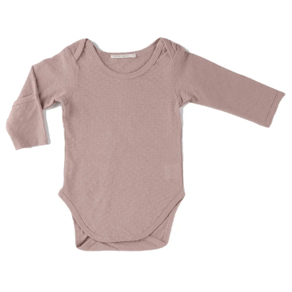 Camila Organic Pointelle Crewneck Baby Onesie