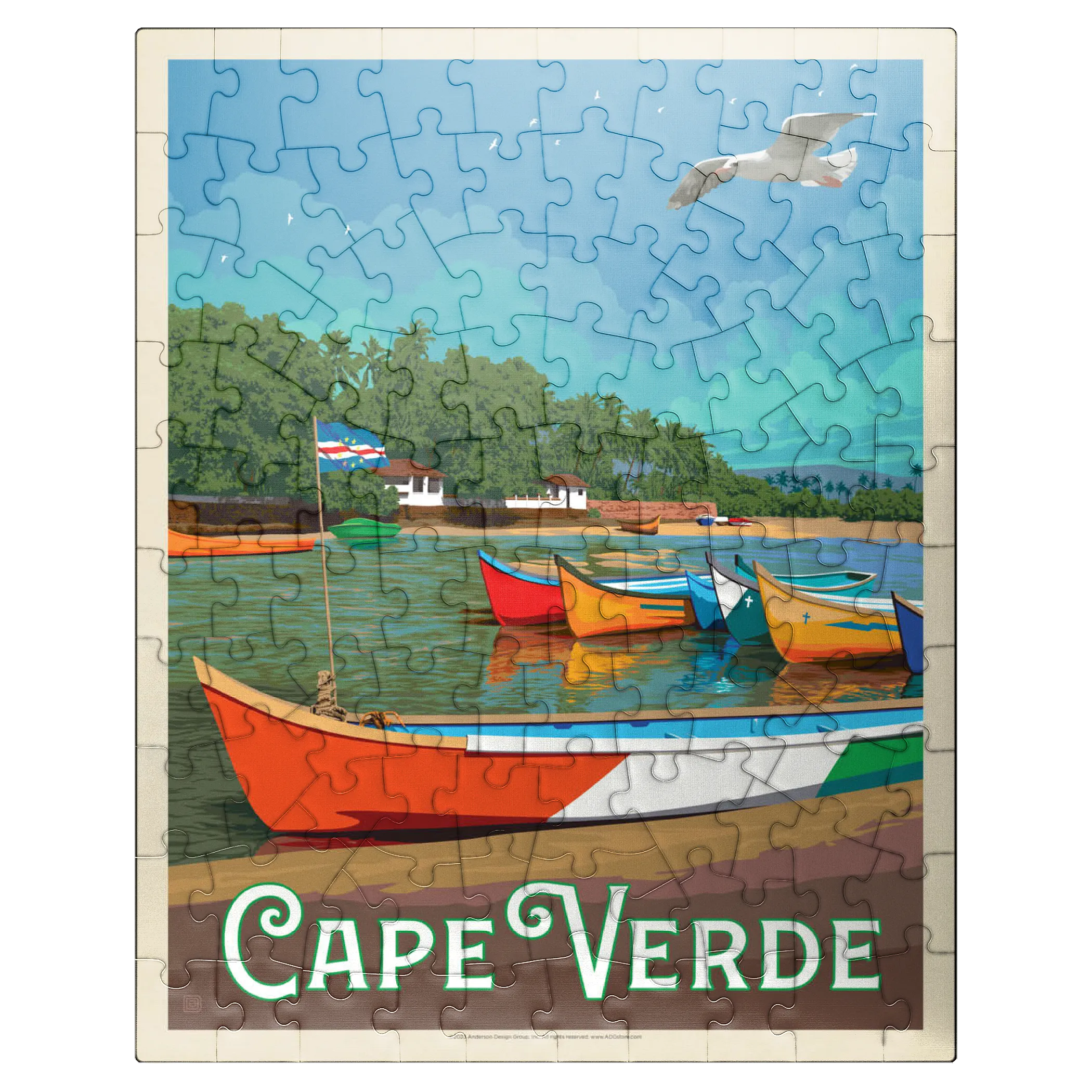 Cape Verde: A Volcanic Archipelago, Vintage Poster