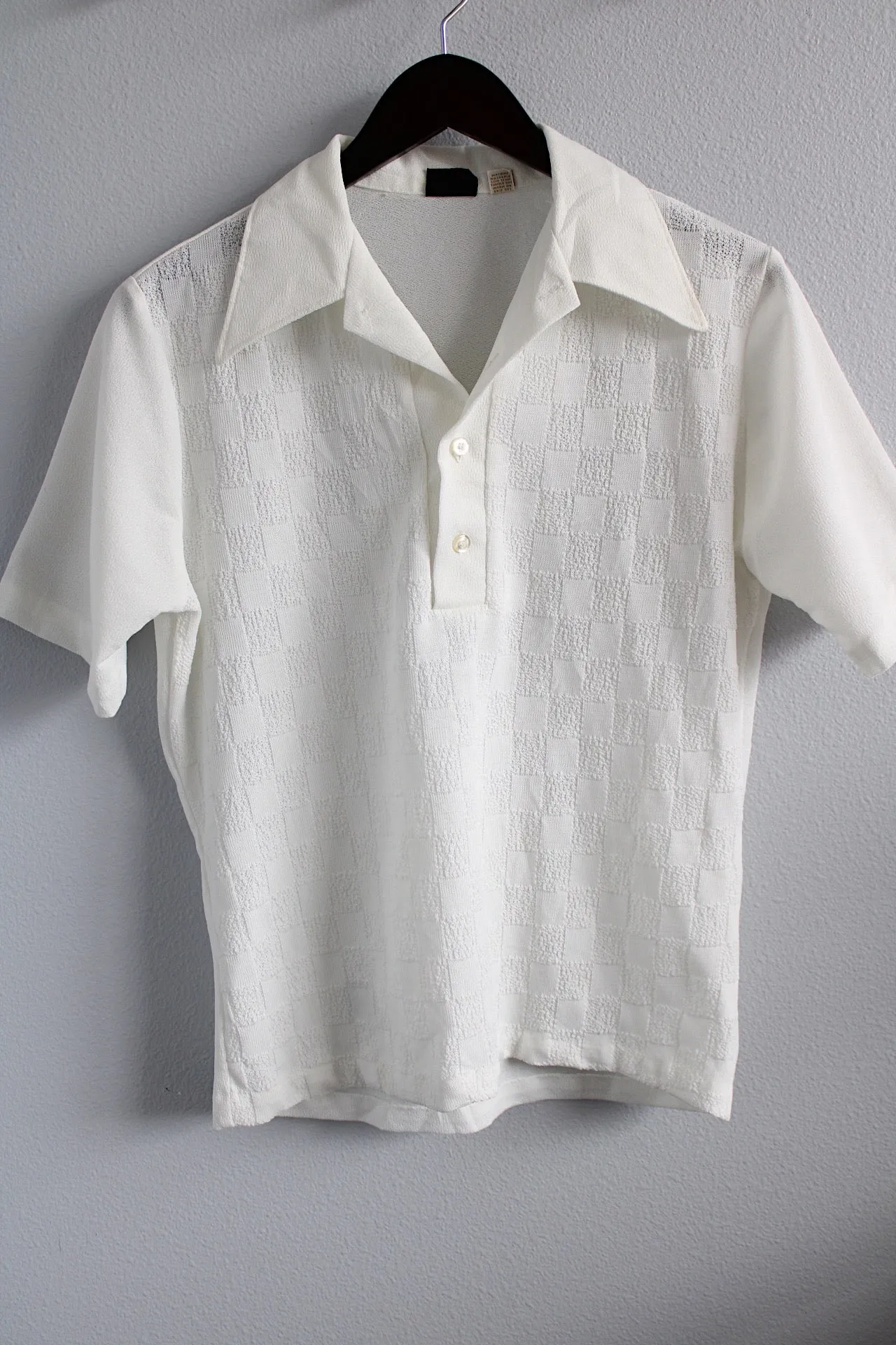 Checkered Polo Top