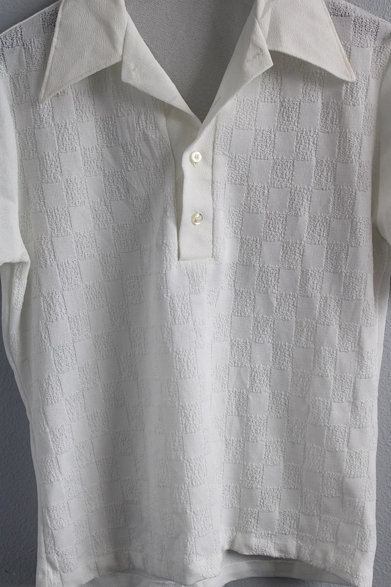 Checkered Polo Top