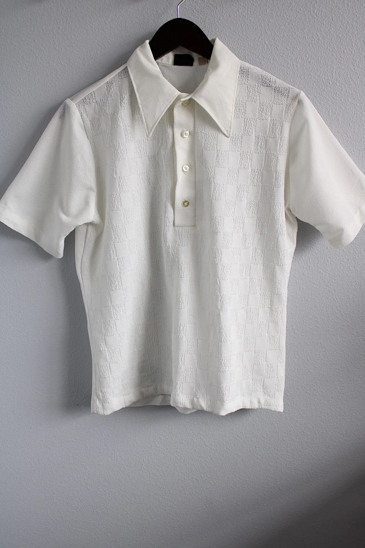 Checkered Polo Top