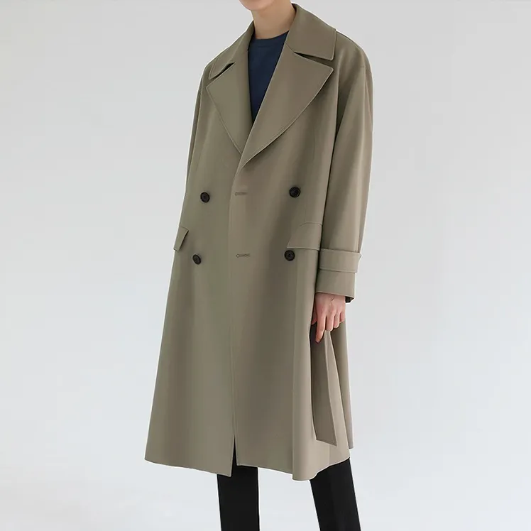 [Korean Style] Britiny Single-breasted Double Coats