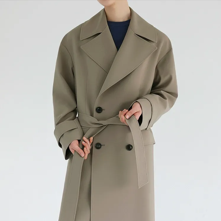 [Korean Style] Britiny Single-breasted Double Coats