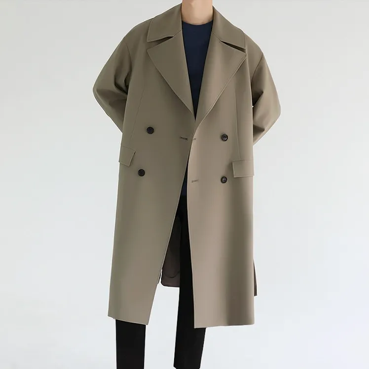 [Korean Style] Britiny Single-breasted Double Coats