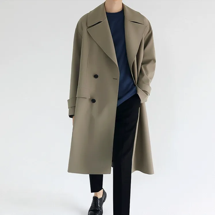 [Korean Style] Britiny Single-breasted Double Coats