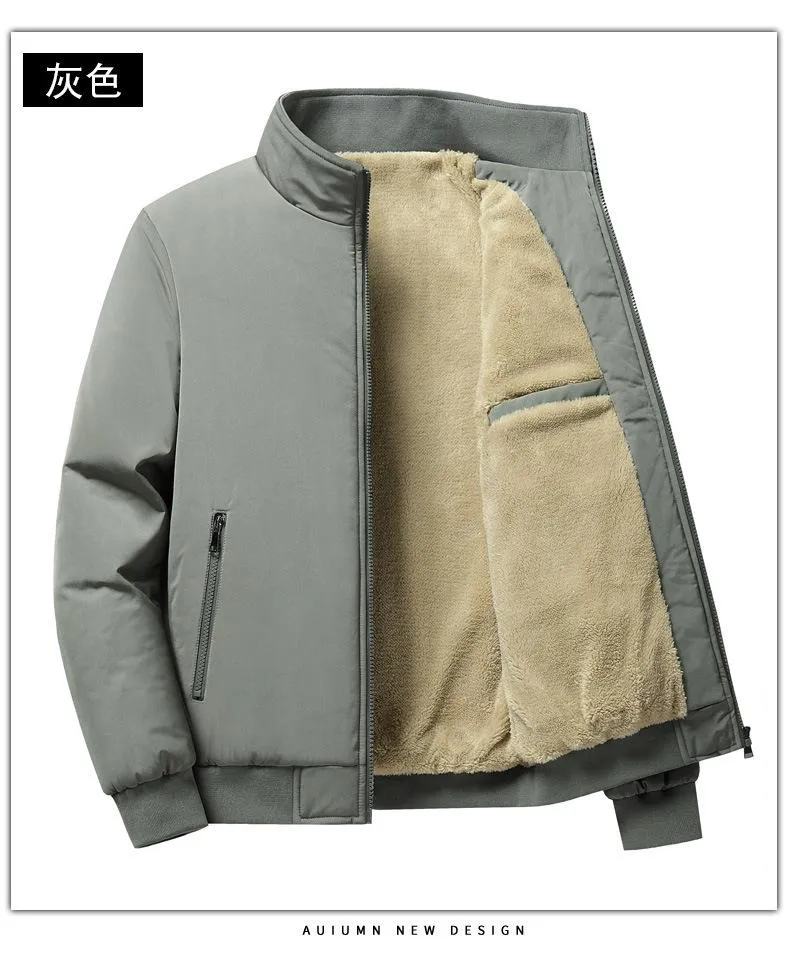 Men's Fleece Padded Jacket 95258265YM