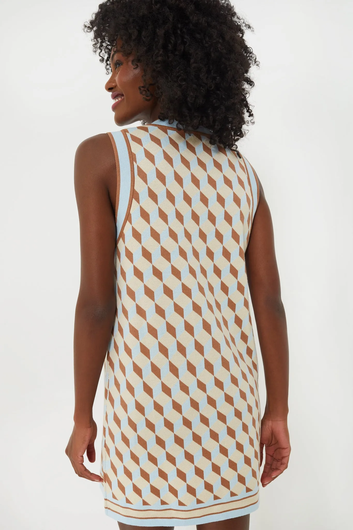 Ocean Spray Knit Geo Marie Dress