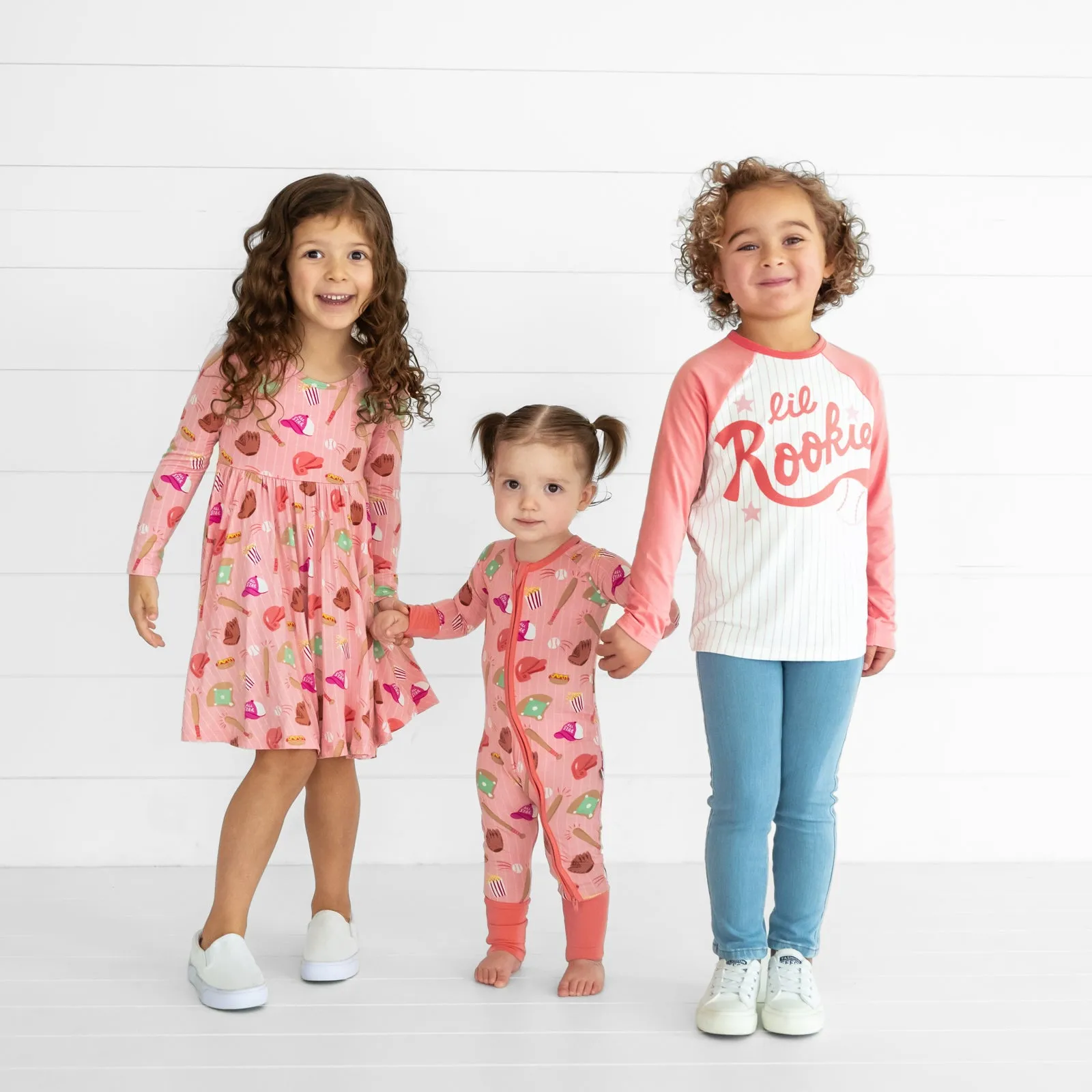 Pink Lil Rookie Raglan Tee