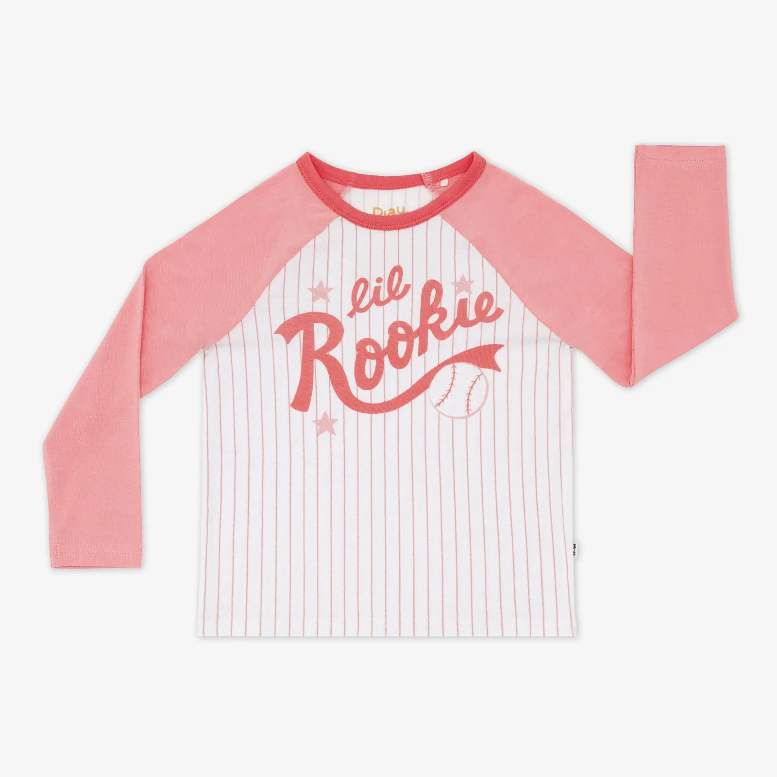 Pink Lil Rookie Raglan Tee