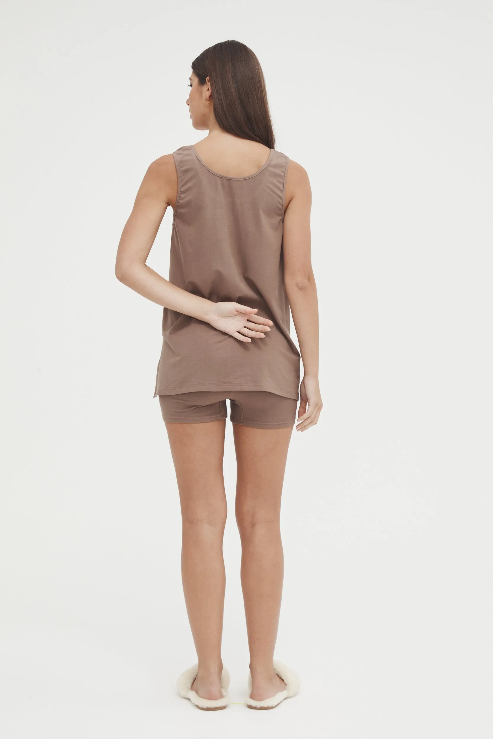 Sleep Tank (Chocolate) - FINAL SALE