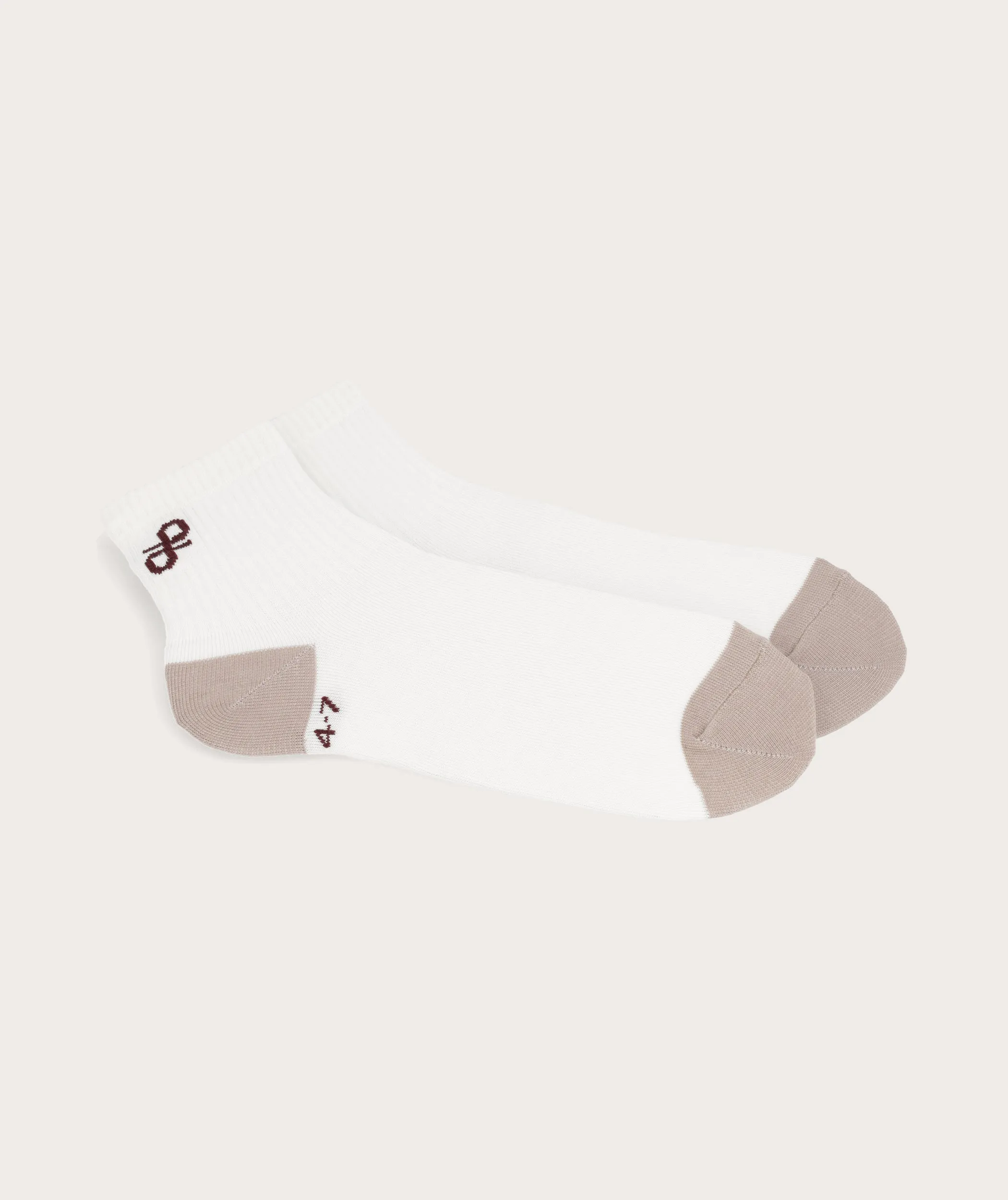 Socks FOM Active - Cream & Stone (Size 4-7)