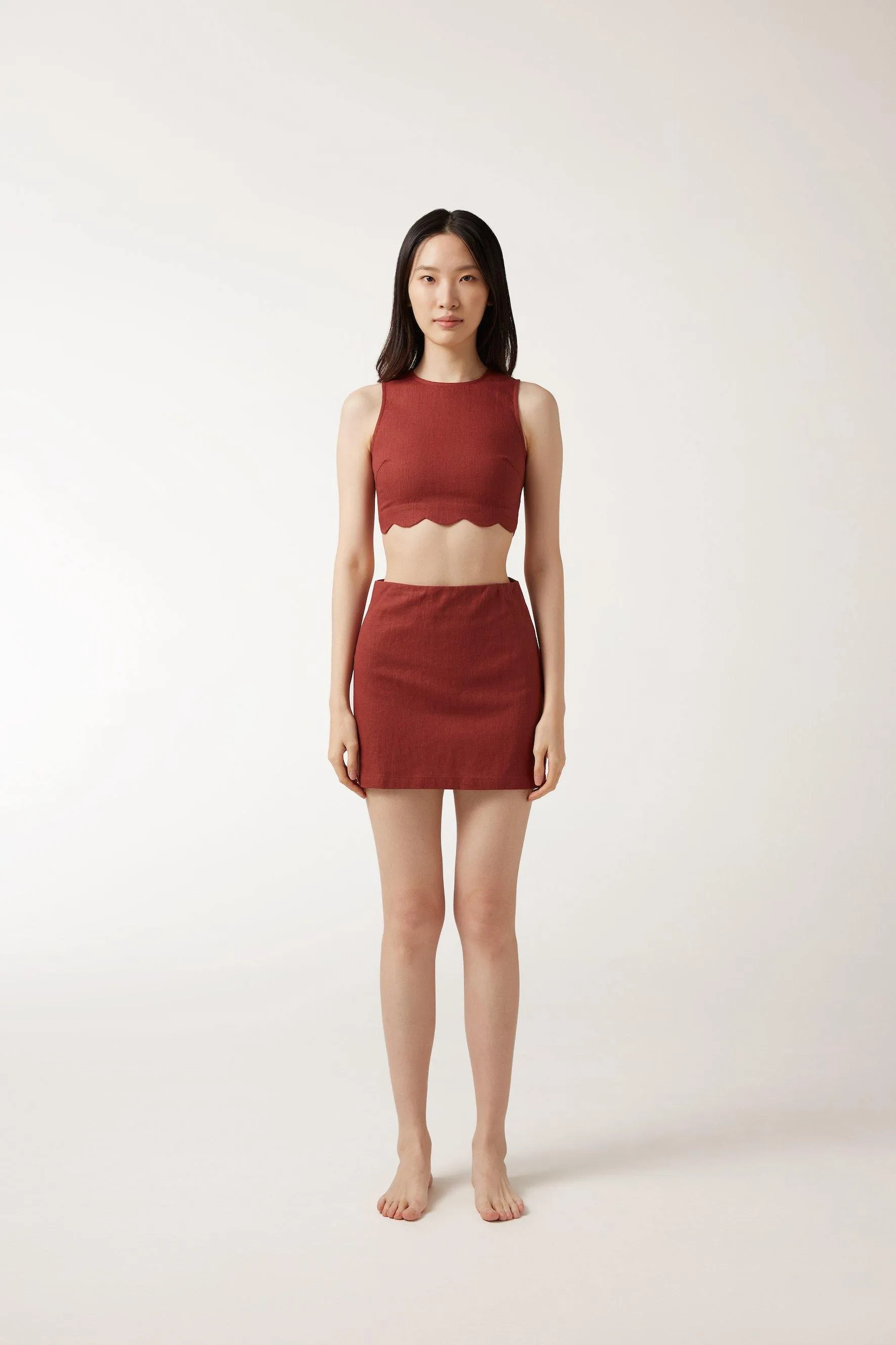 SOPHIE Skirt - Maroon