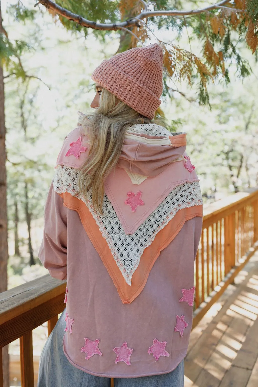 Stellar Journey Shacket - Pink