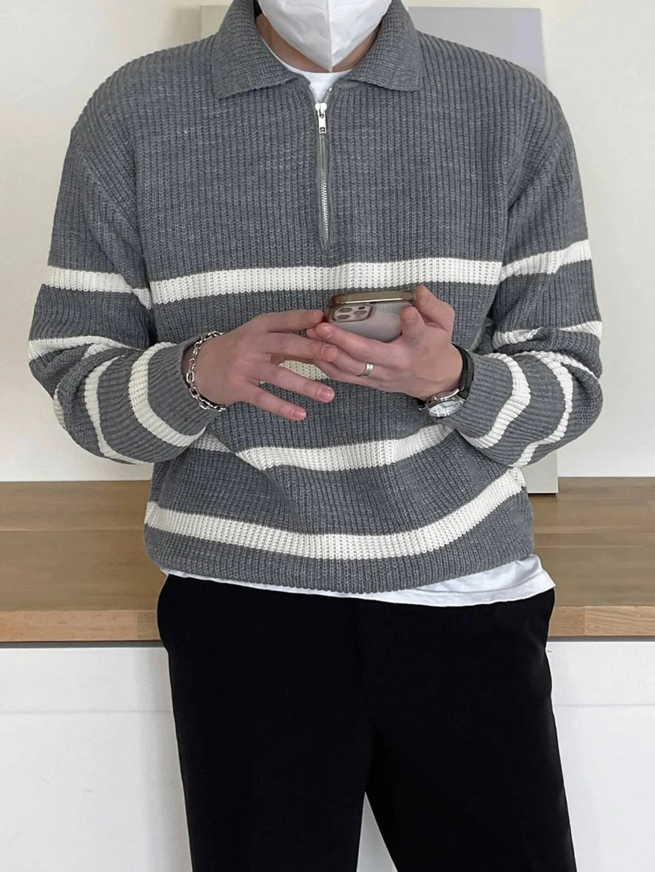 Striped Pattern Sweater