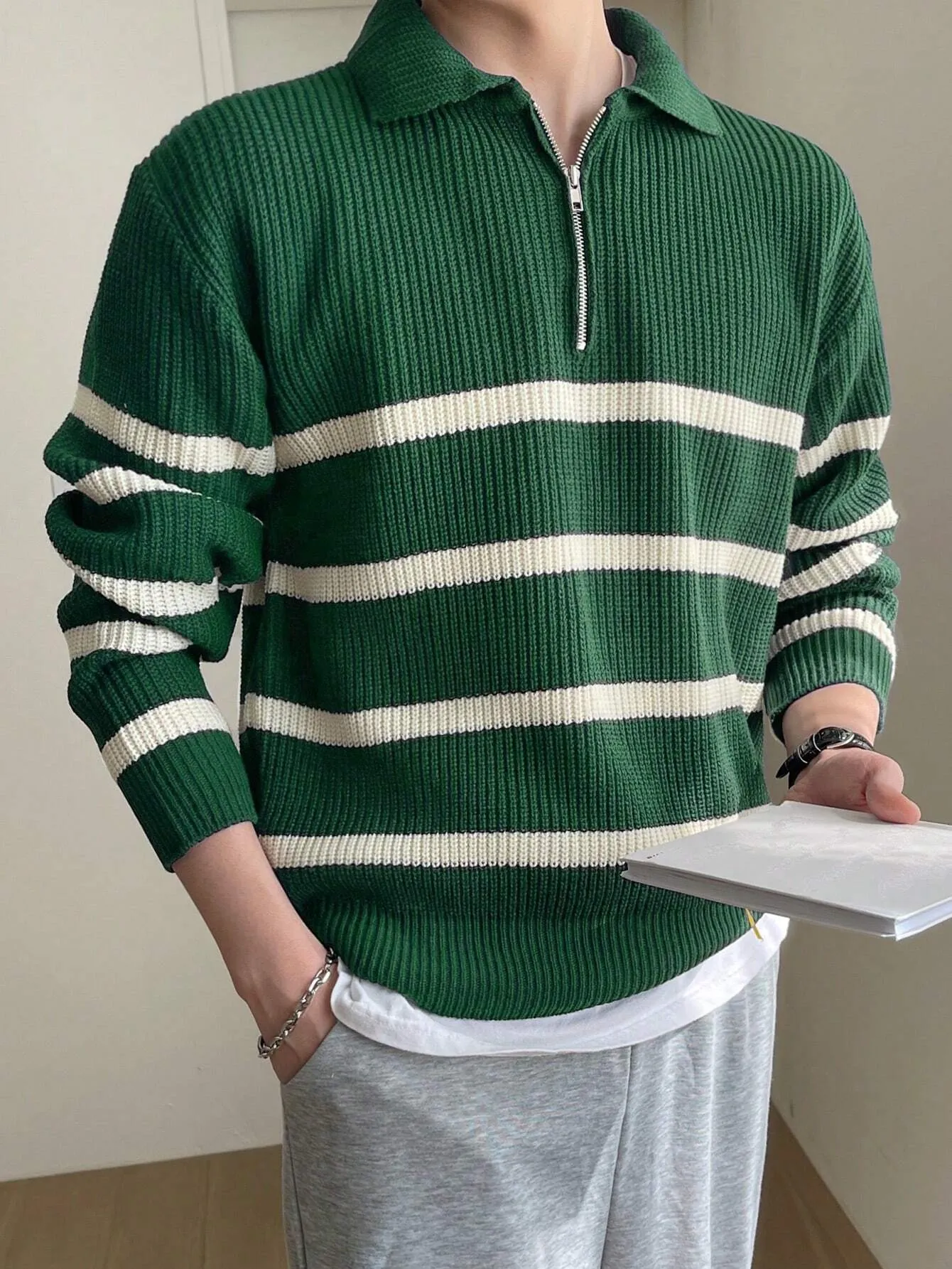 Striped Pattern Sweater