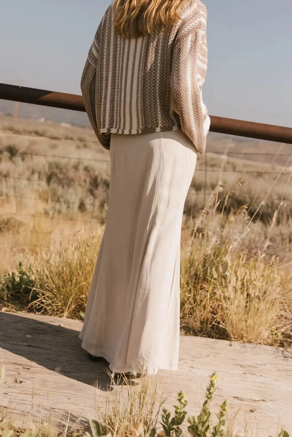 Sunny Maxi Skirt in Taupe
