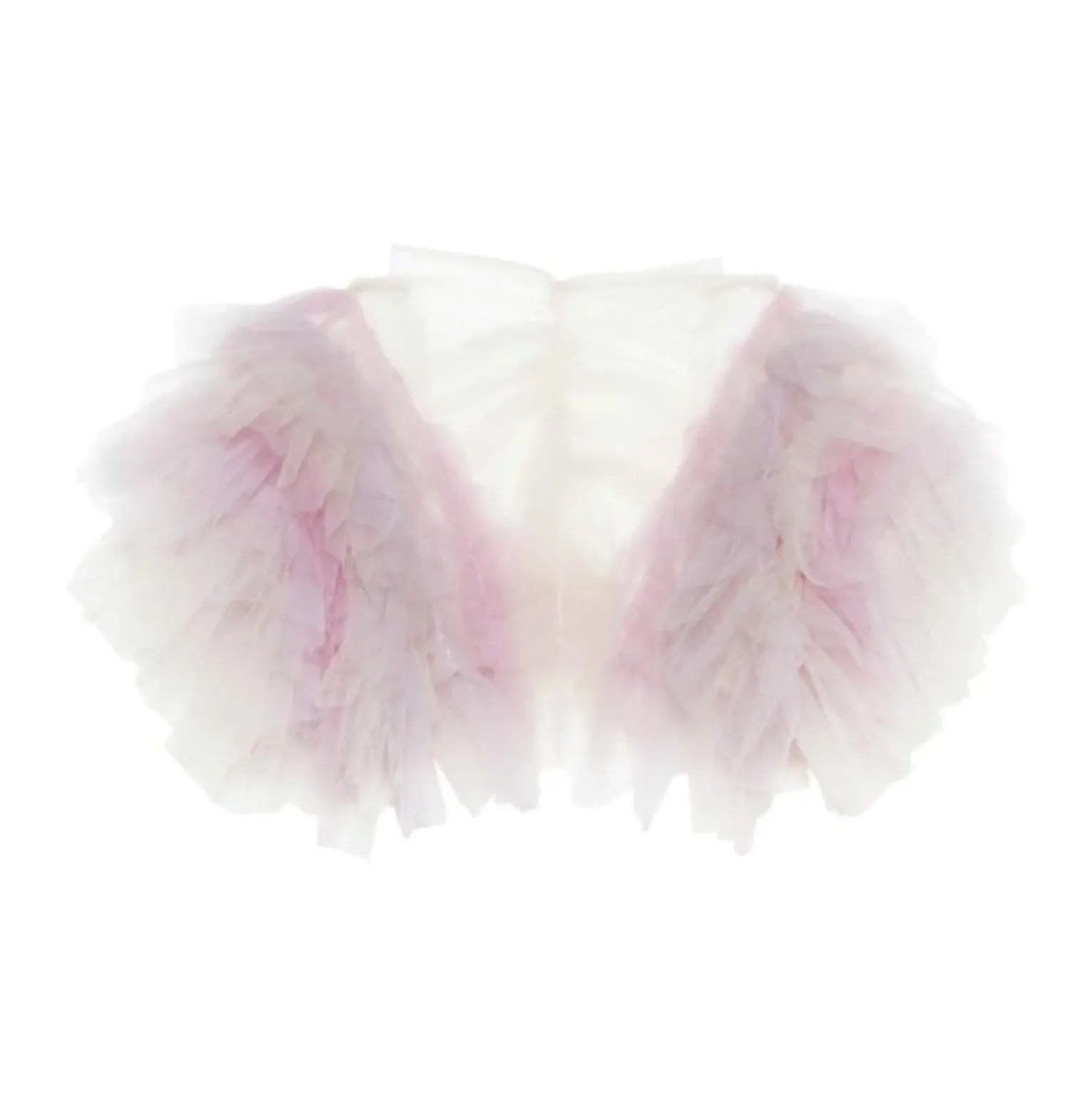 Tutu Du Monde Flouncy Ruffle Shrug In Bubblegum mix